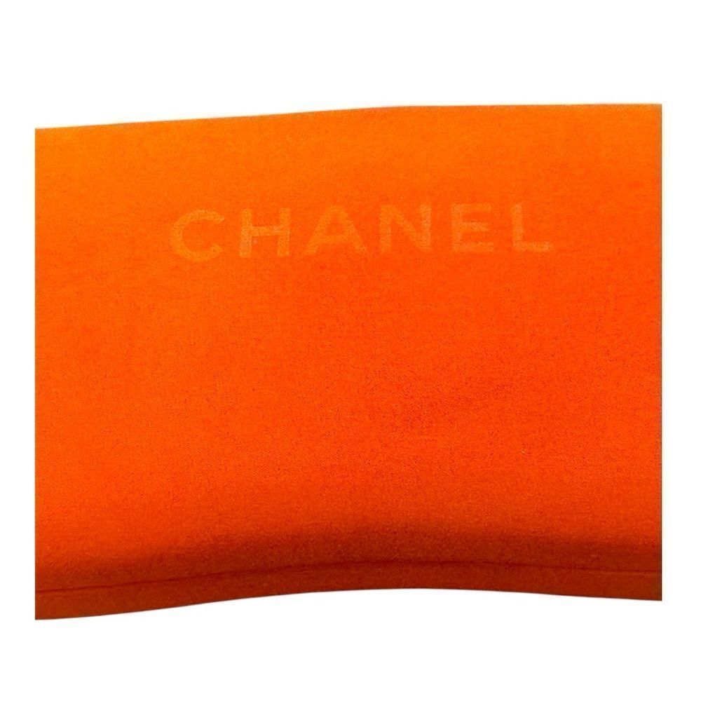 Vintage Chanel Sunglasses Case – Clamshell Orange Hard Shell – Y2K – RARE - Picture 2 of 9